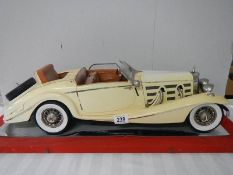 A pocher 1/8 scale Mercedes Benz 540K model car.