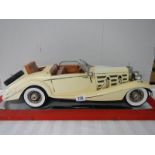 A pocher 1/8 scale Mercedes Benz 540K model car.