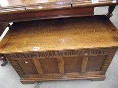 A nice oak cottage style blanket box.