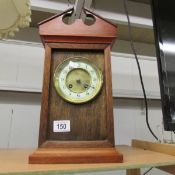 An 8 day mantel clock.
