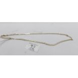 A 9ct gold chain, 6.5 grams. ****Condition report**** Length 50cm.