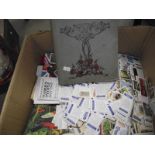 A large lot of loose tea cards.