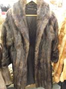 A fur coat.