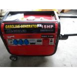A Gasdoline 15 hp generator.