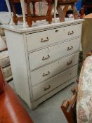 An old 4 drawer chest.