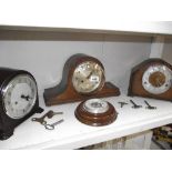 A 1930's Enfield bakelite mantle clock,