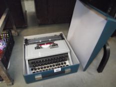 A vintage Olivetti Dora typewriter