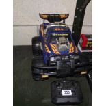 A radio shack hot machine 4 x 4 remote control car