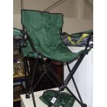 7 folding camping chairs (5 with covers).