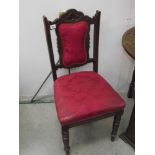 A vintage bedroom chair