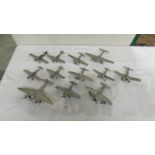 12 model aircraft.