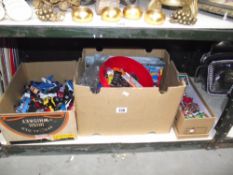 A large quantity of unboxed and boxed diecast including Hot Wheels etc.