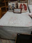 A 3 foot divan bed.