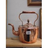 An early 20th century copper kettle