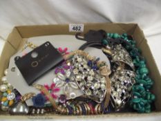 A quantity of various design costume jewellery necklaces