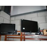 2 flat screen television sets, telephone etc.