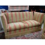 A good French 3 seater knoll end sofa.