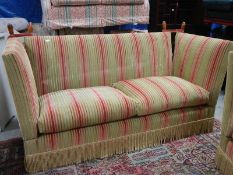 A good French 3 seater knoll end sofa.