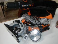 2 new Worx tools - floor board cutter and electric drill.