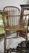 A Windsor chair.