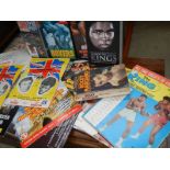 A quantity of boxing memorabilia, some signed.