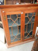 A Victorian pine corner unit.