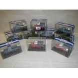 Eleven Roadshow Oxford Landrover models in sealed boxes.