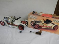 A boxed Mamod SA1 steam roadster.