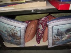 A selection of cushions