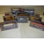 Ten 1:76 scale Corgi The Original Omnibus Company limited edition die cast bus models in sealed