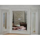 A triple dressing table mirror.