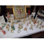 A larger selection of Cherished Teddies ornaments