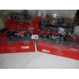 4 boxed Minichamp Bugatti motorcycles.