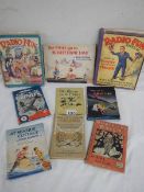 9 assorted old children's books in fair condition.