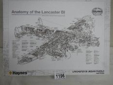 A 1000 piece Lancaster B1 jigsaw puzzle with poster. unused.