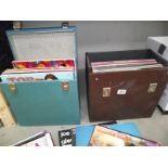 2 boxes of LP records