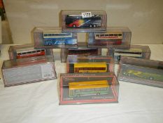 Ten 1:76 scale Corgi The Original Omnibus Company limited edition die cast model buses in sealed
