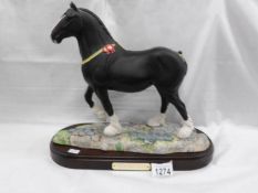 A Royal Doulton champion shirehorse "Peakstones Lady Margaret"