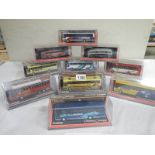 Ten 1:76 scale Corgi The Original Omnibus Company limited edition die cast bus models in sealed
