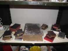 A Victorian illustrated family bible and other bibles