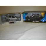 2 boxes Prestige UT models, Ford Escort and Citroen DS Presidential 1963.