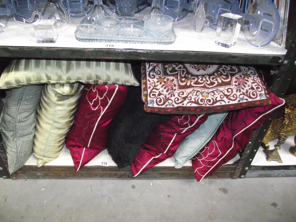 A selection of cushions