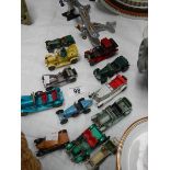 A mixed lot of die cast models.