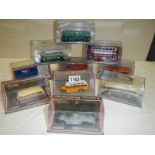 Ten 1:76 scale Corgi The Original Omnibus Company limited edition die cast model buses in sealed