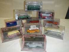 Ten 1:76 scale Corgi The Original Omnibus Company limited edition die cast model buses in sealed