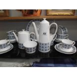 A Royal Tuscan Charade tea/coffee set