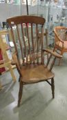 A Windsor chair.