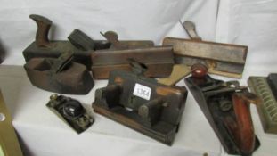 A good lot of old woodworking tools.
