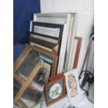 A large quantity of picture frames,