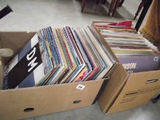 2 boxes of LP records.